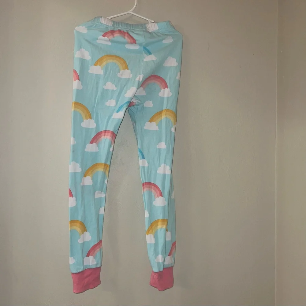 Eleanor Rose 6/7 Rainbow Pajama Set Blue and Pink